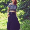 Cotton Harem Pants With Pockets Button Accent Comfy
